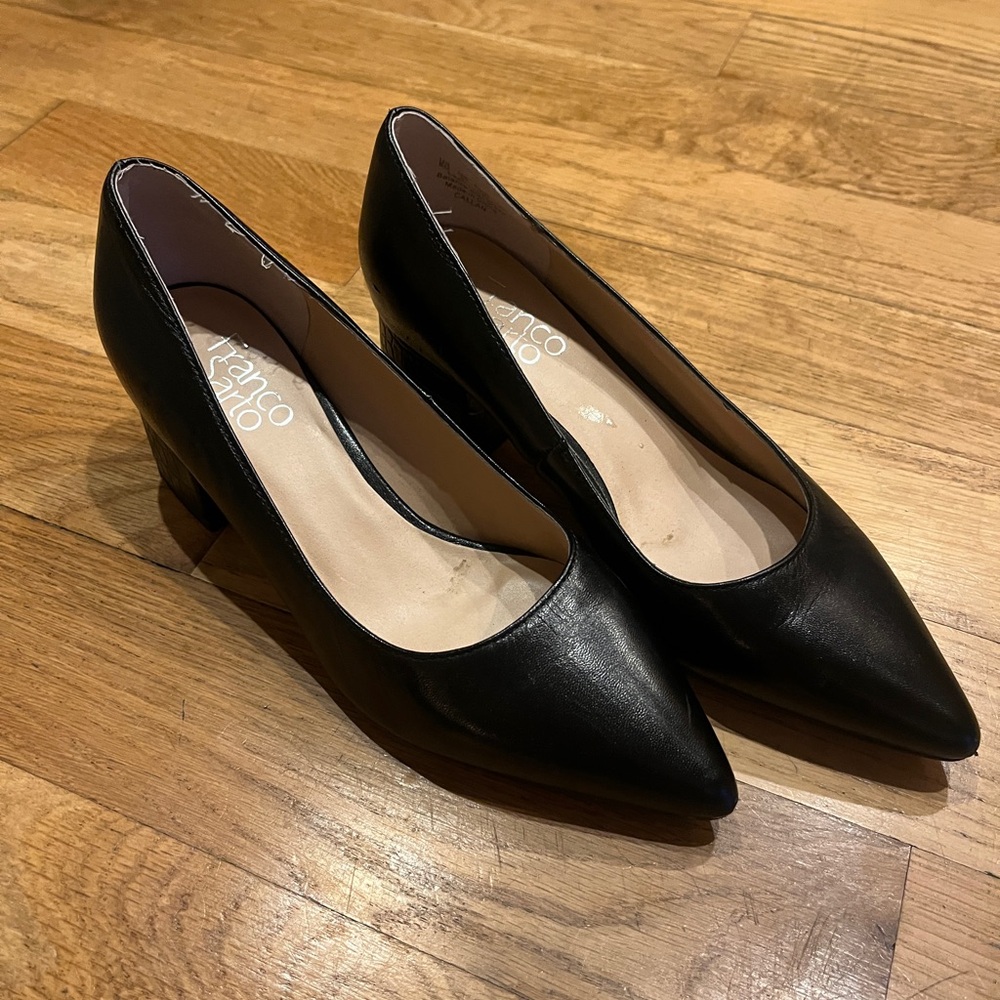 Franco Sarto Classic Black Heels
